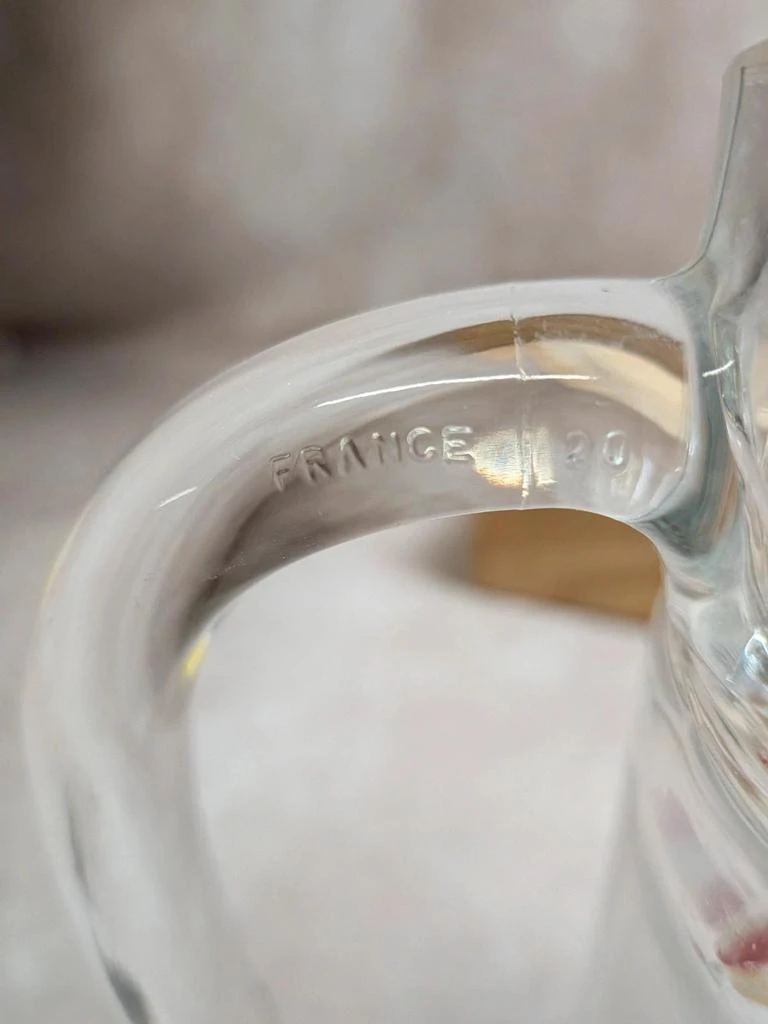 Vintage glass lemonade jug – Made in France – photo 6